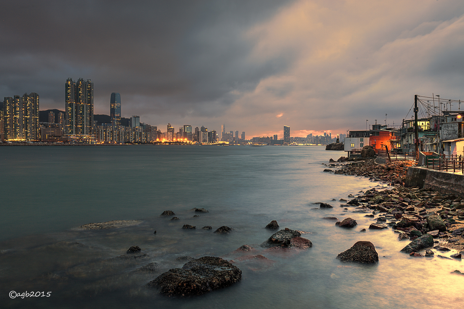 Honkong sunset.