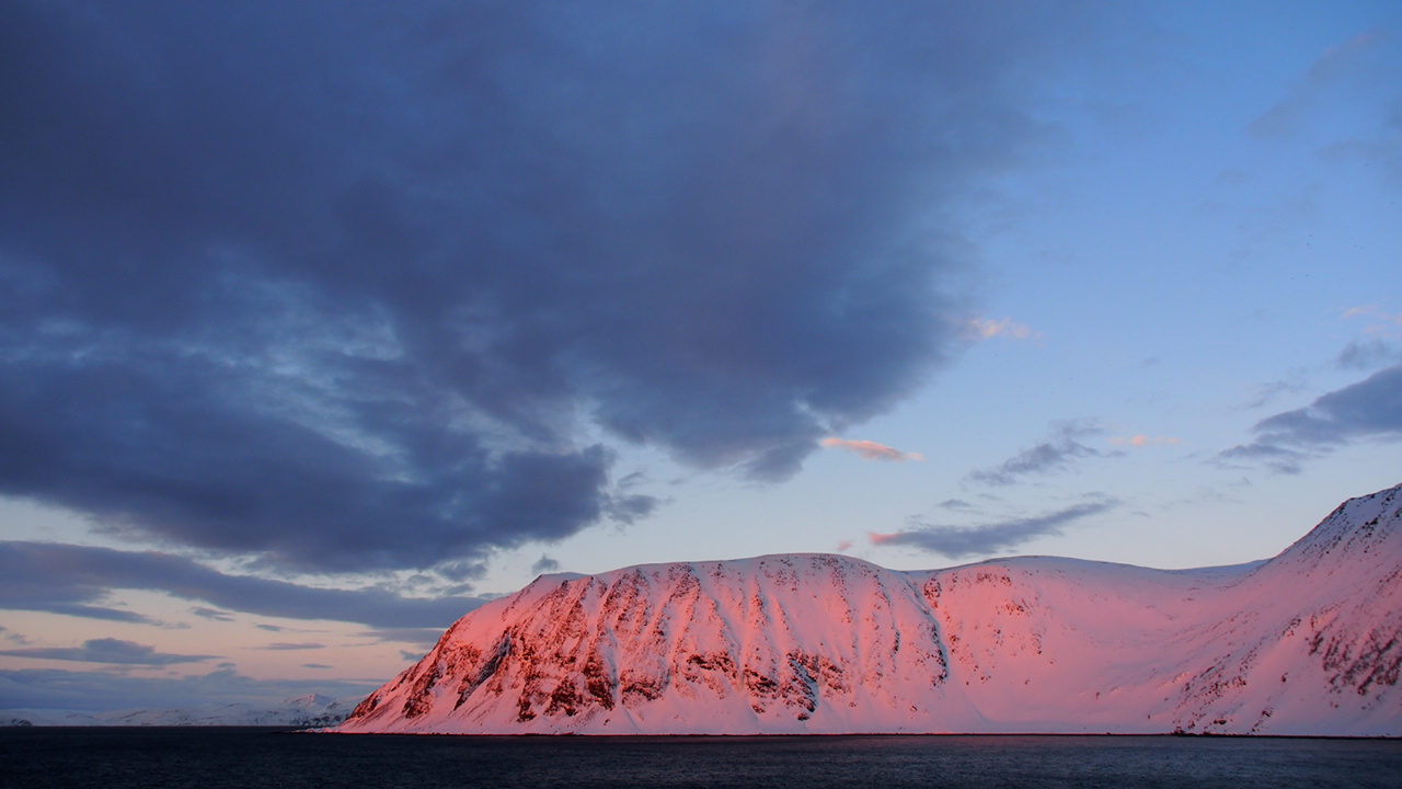 Honningsvag Sonnenaufgang März 2016