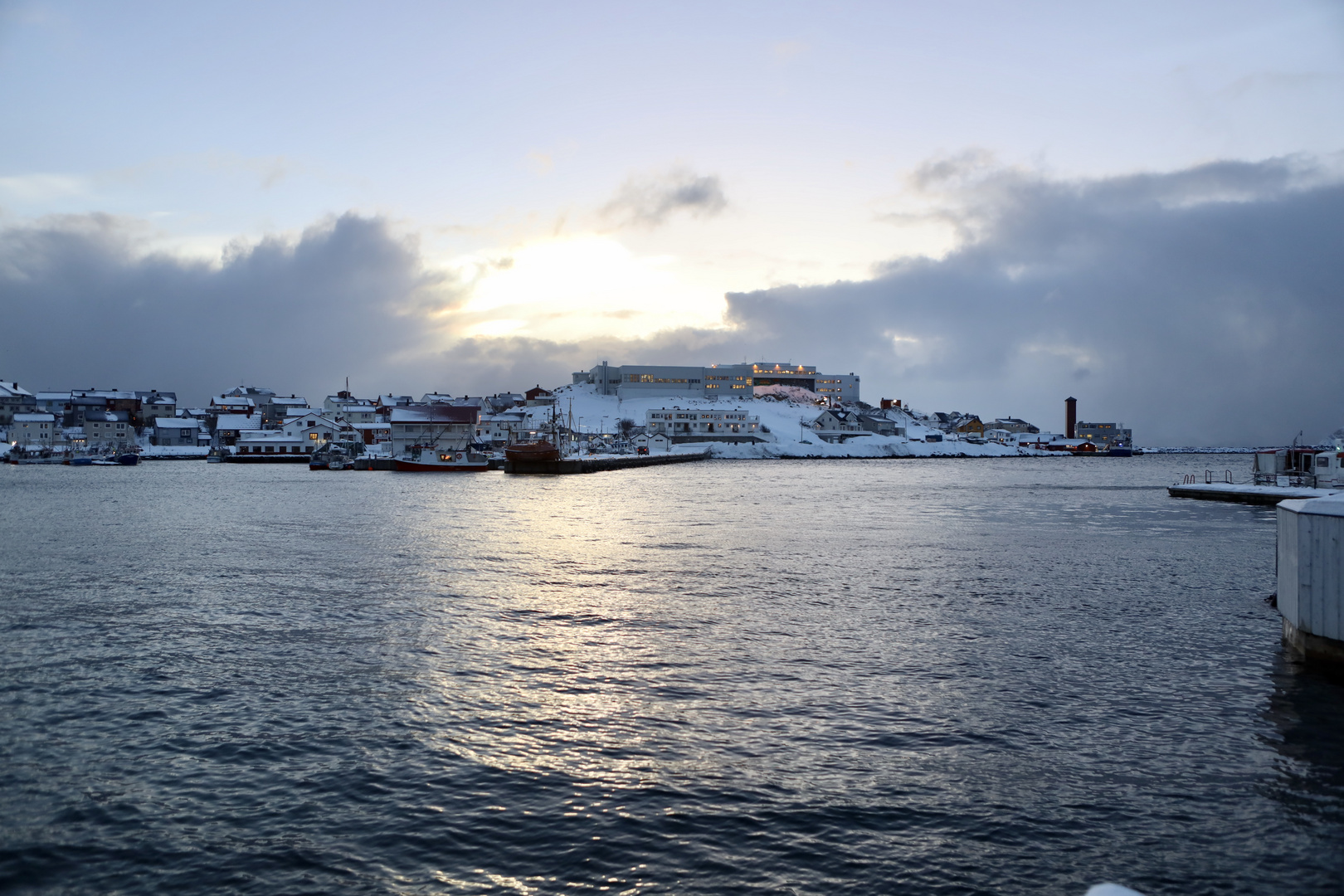 Honningsvåg im Januar