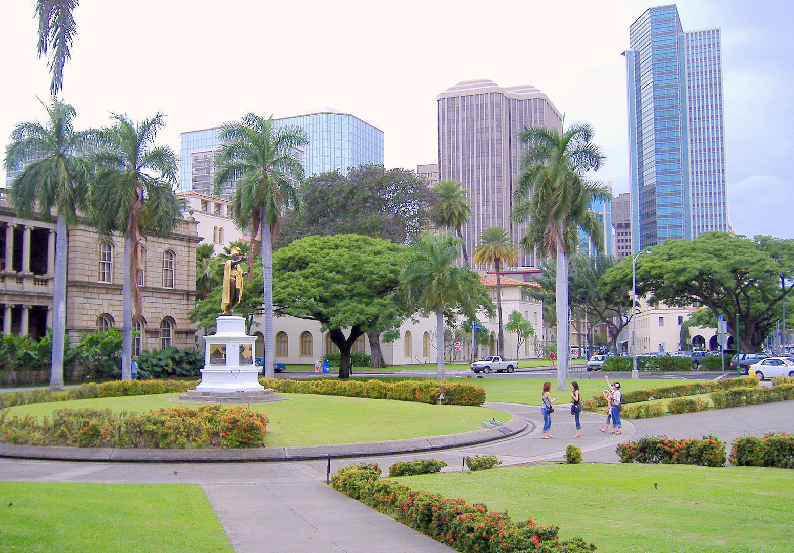 Honolulu mit Königsdenkmal