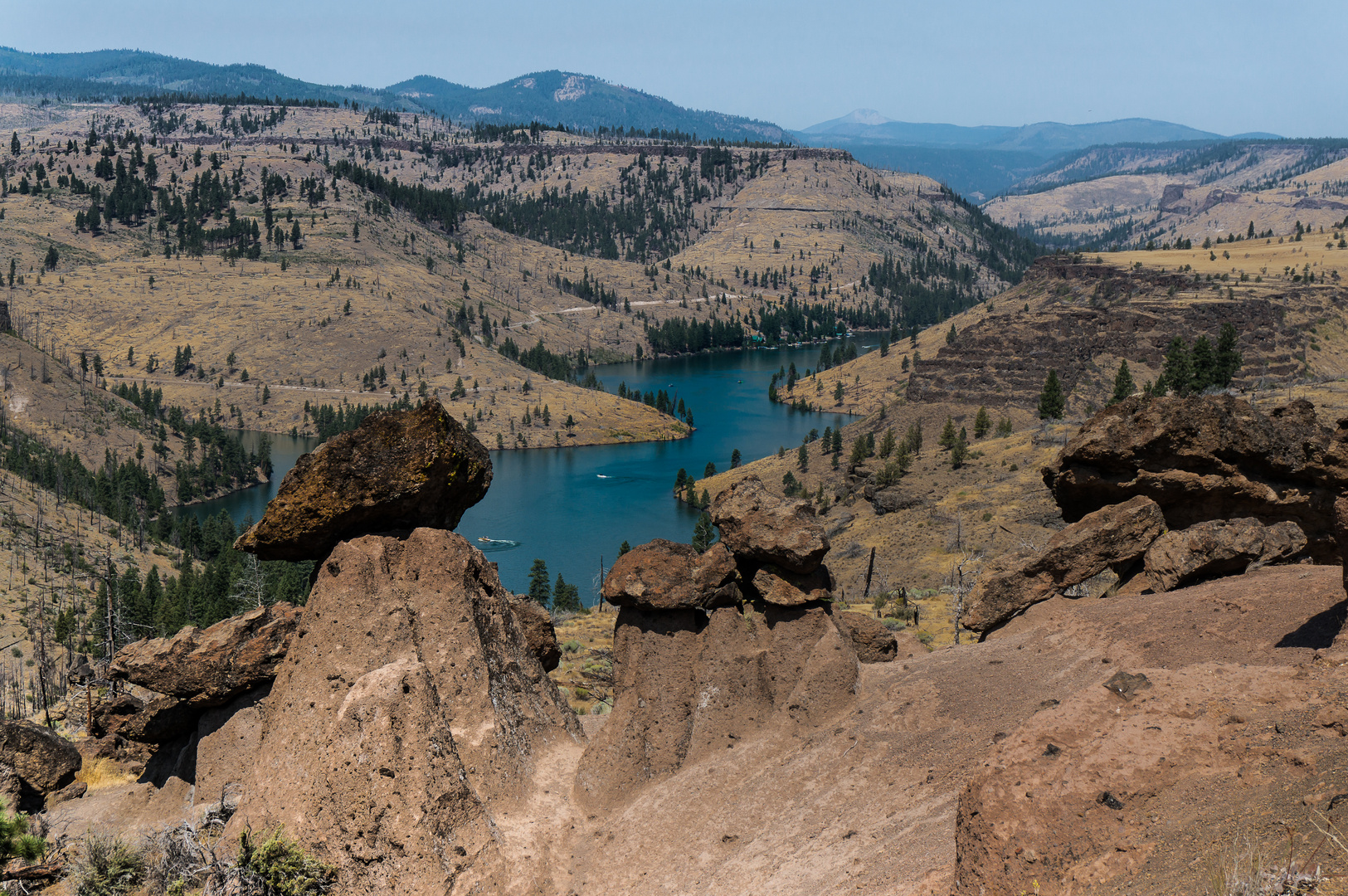 Hoodoos am Lake Billy Chinook, Oregon Foto & Bild north america