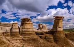 Hoodoos bei Drumheller, Alberta, Kanada