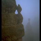 hoodoos im nebel