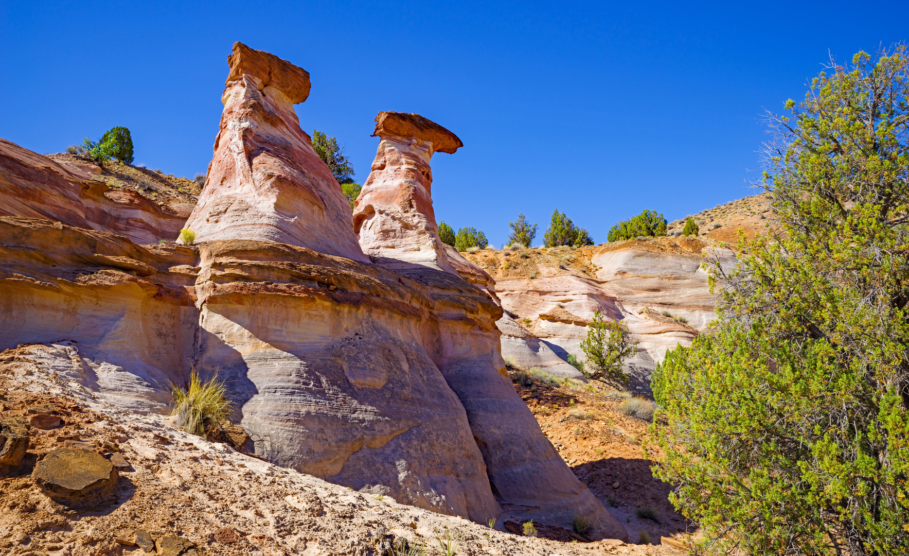 Hoodoos sind die mit einem Deckel drauf ;-)