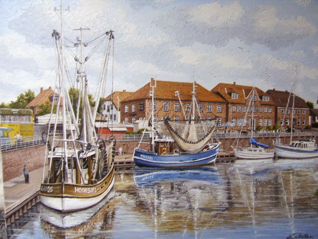 Hooksiel-Hafen in Wangerland-Friesland von 2009