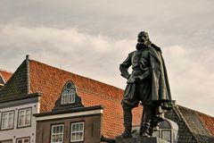 Hoorn - Roode Steen - Statue of Jan Pietersz Coen