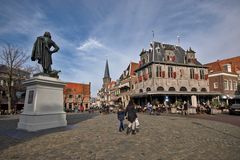 Hoorn - Roode Steen - Statue of Jan Pietersz Coen - Weighhouse