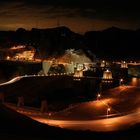 - Hoover Dam at night-