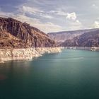 Hoover Dam, between Nevada and Arizona