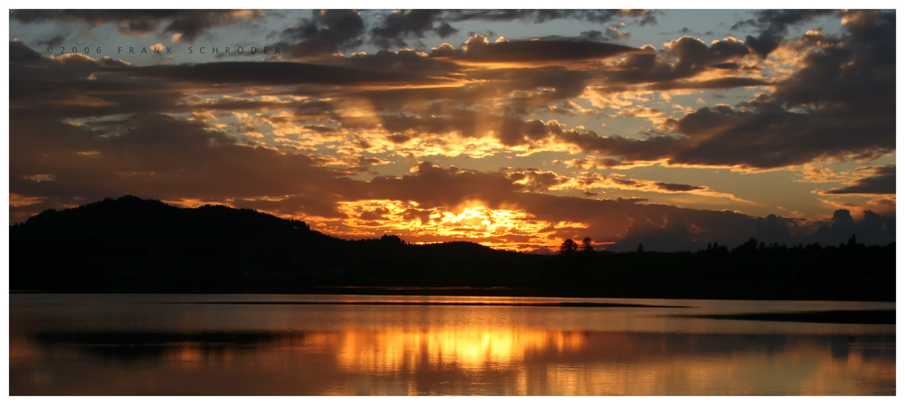 Hopfensee bei Hopfen am See im Allgäu