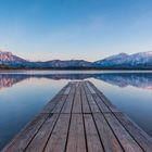 Hopfensee near Füssen in Ostallgäu, Germany