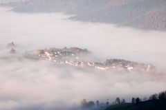 Horben bei Freiburg im Nebelmeer