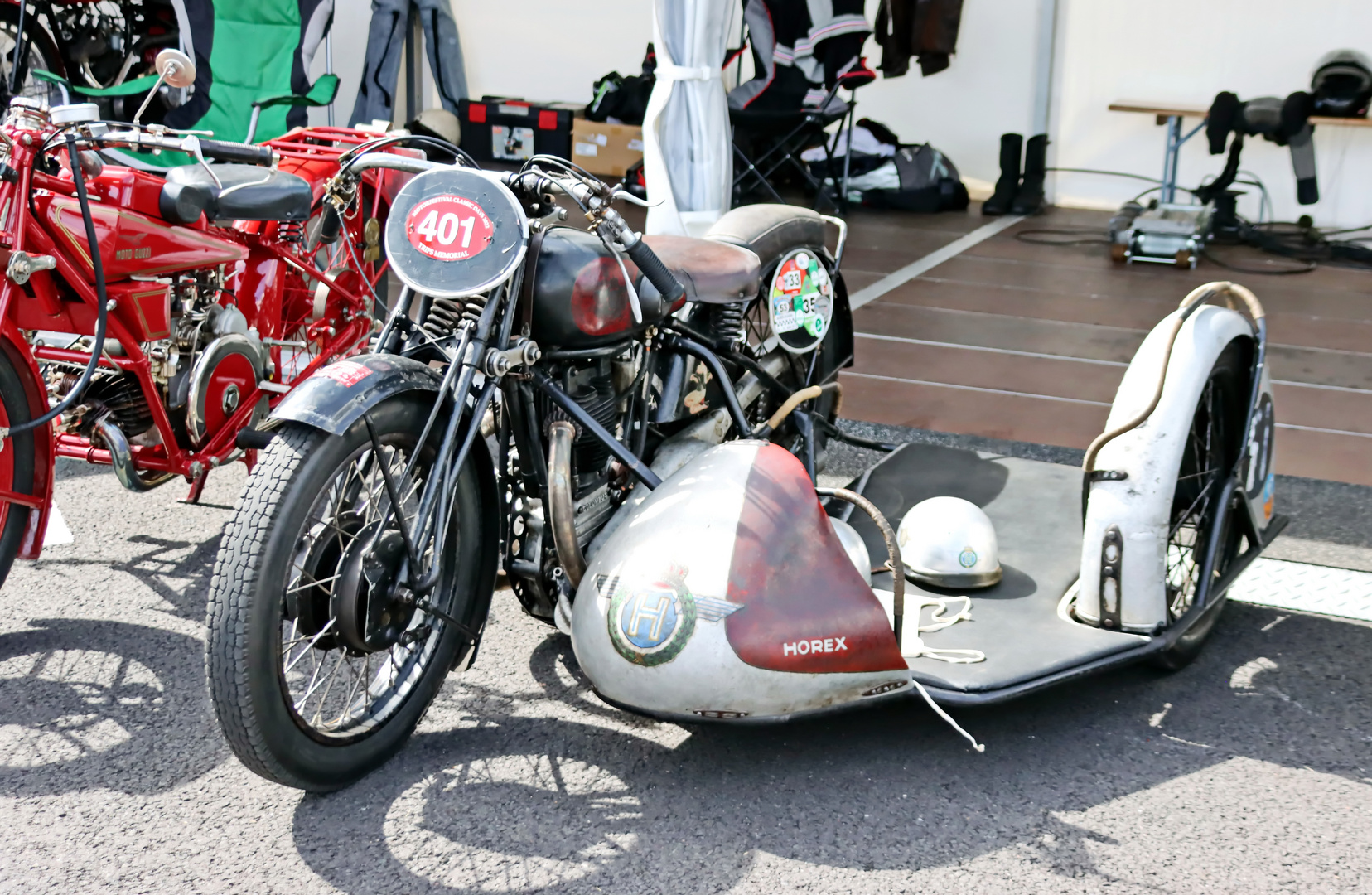 Horex SS64 mit Beiwagen von 1935