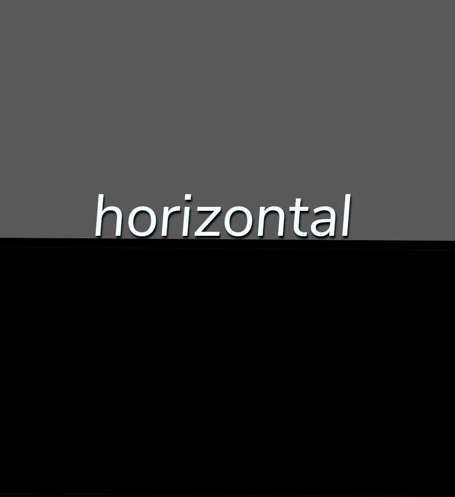 horizontal