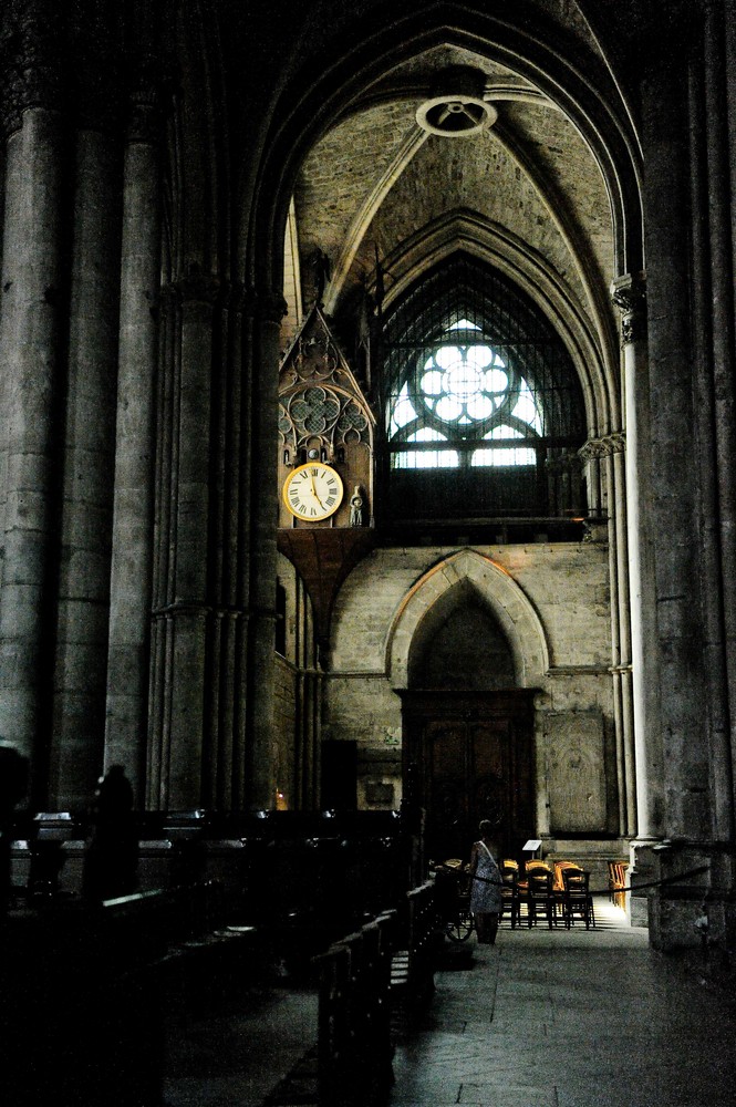 HOrloge de la cathédrale de Reims