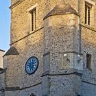 Horloge et cadran solaire  --  St Botolph's Parish Church, Cambridge  --  Kirchen- und Sonnenuhr