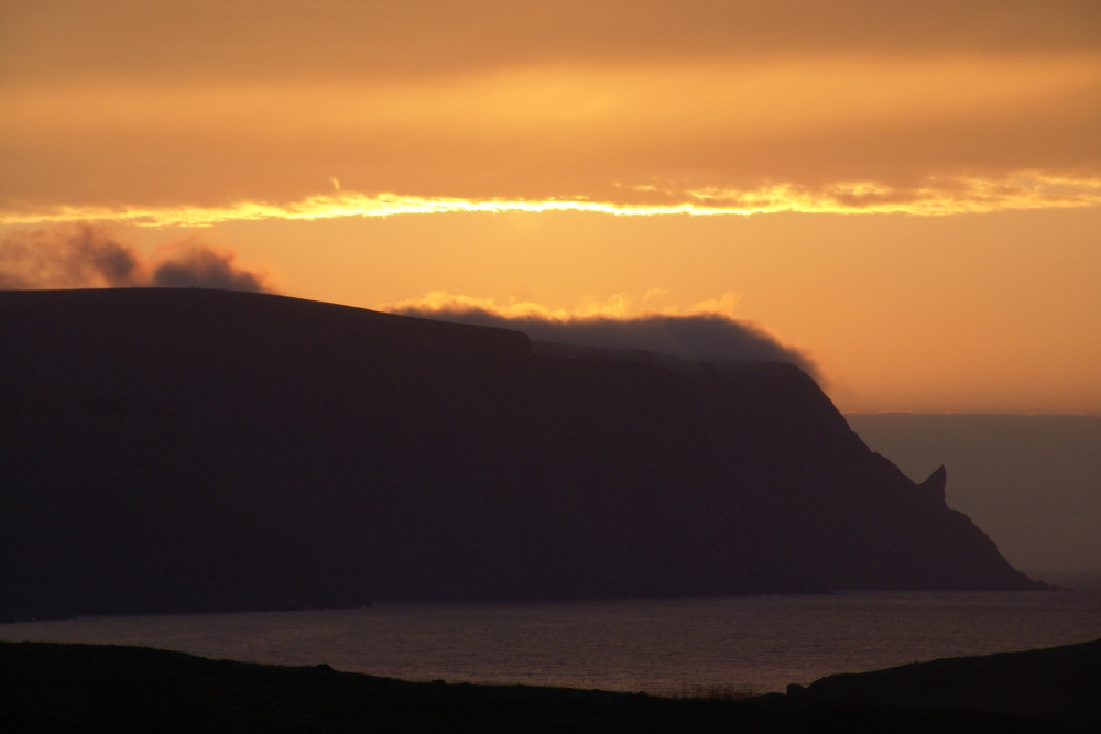 Horn mit Nebel