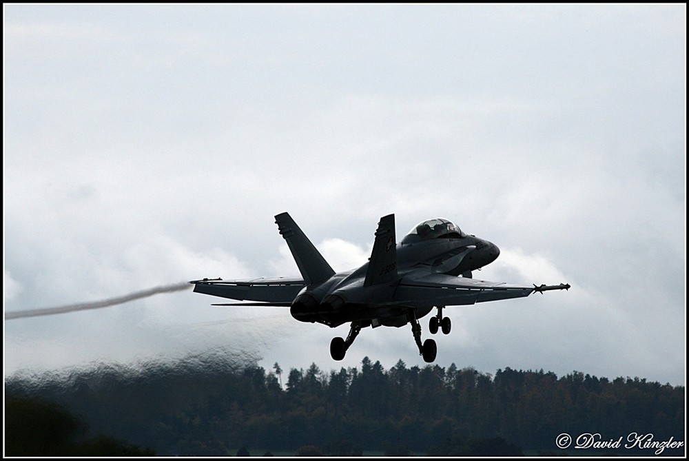 Hornet erhebt sich in die Lüfte