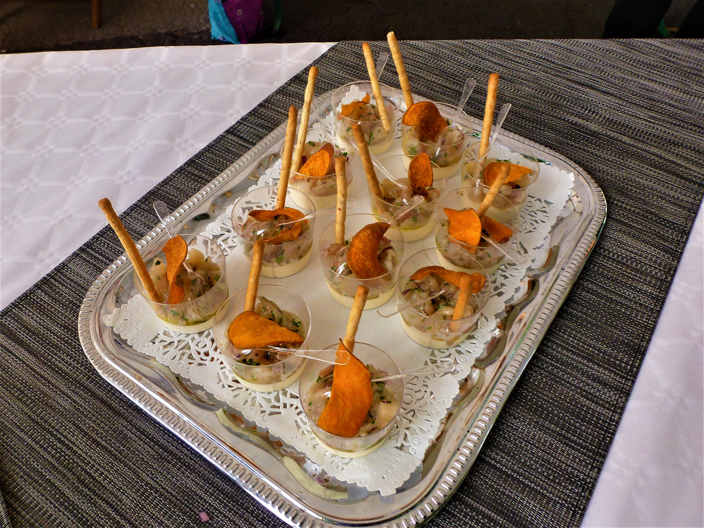 Hors d'oeuvre à la fête des cuisiniers de l'Hérault