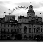 Horse Guards + London Eye