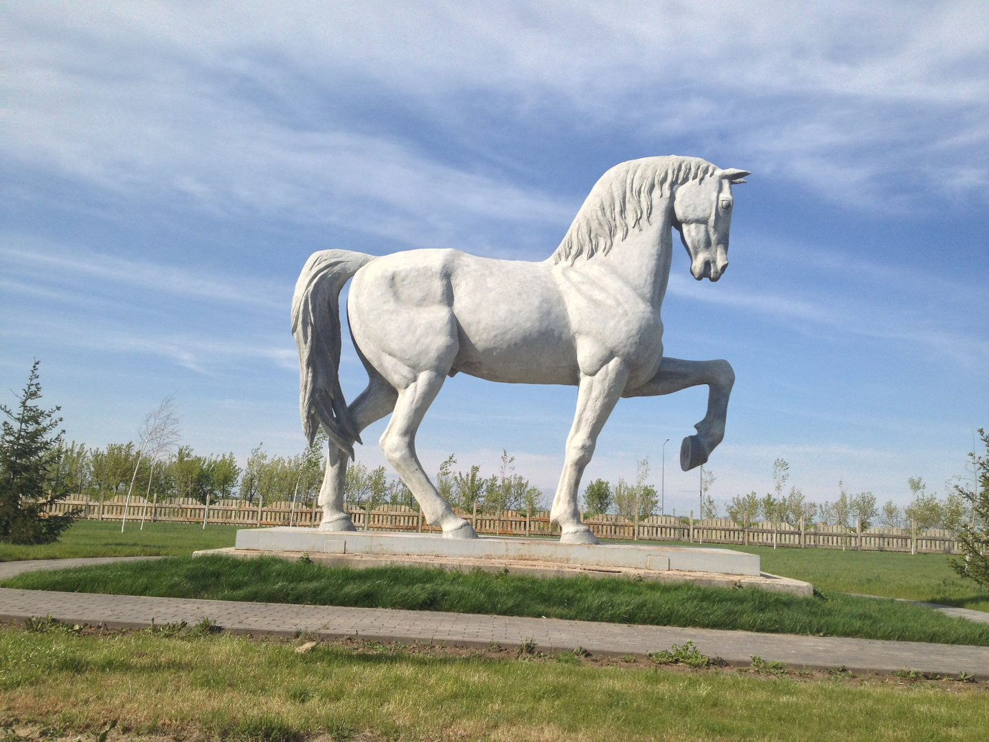 Horse near by Astana