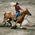 Horse Riding on a Rodeo in Canada