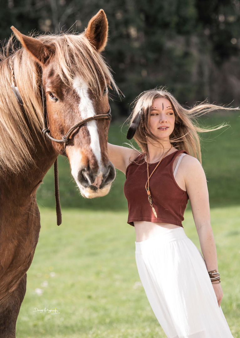 Horsegirl Portrait 