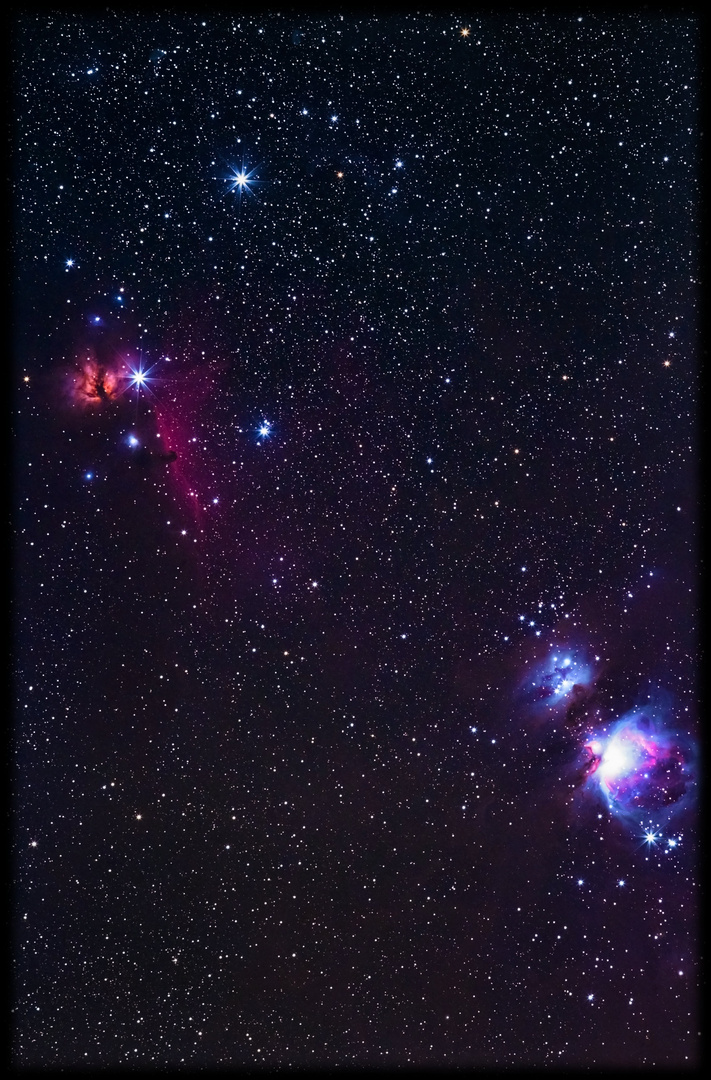 Horsehead + Orion Nebula