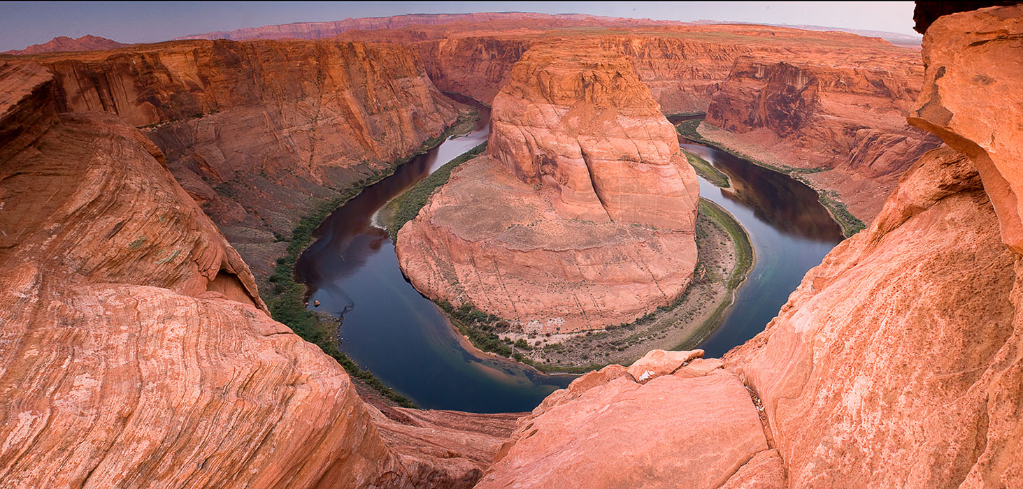 Horseshoe Bend in der Morgendämmerung