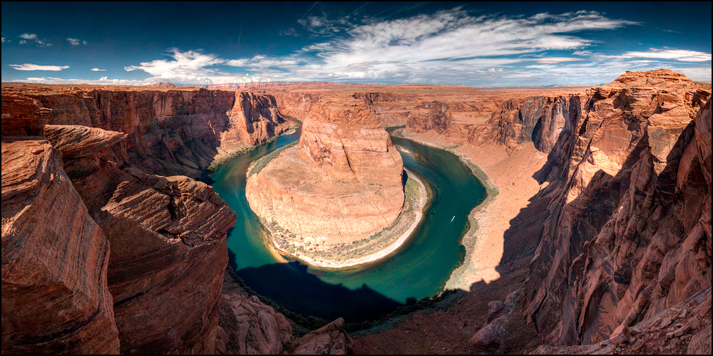 Horseshoe Bend Panorama von Marco Eckstein 