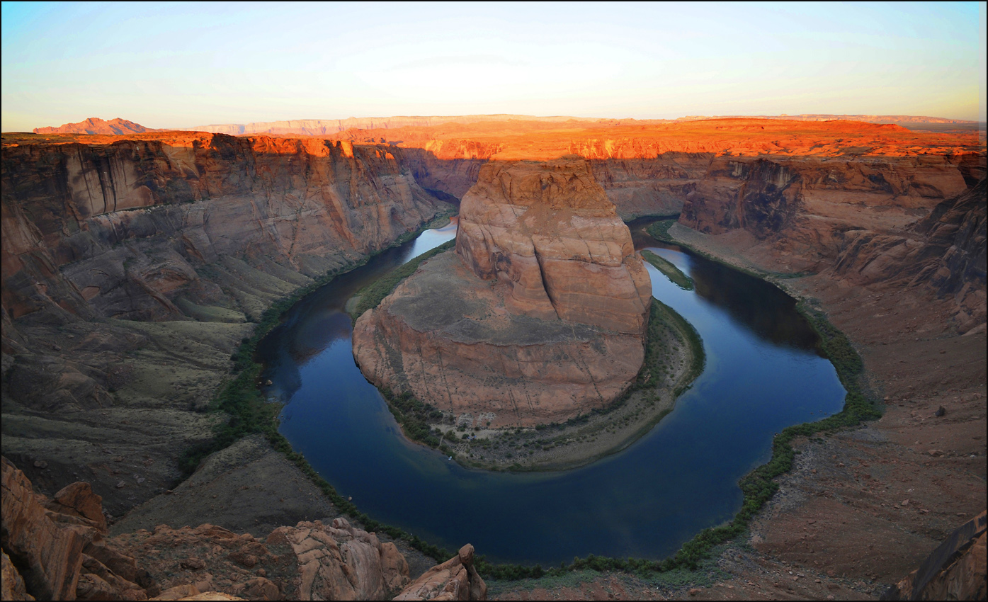 horseshoe bend sunrise