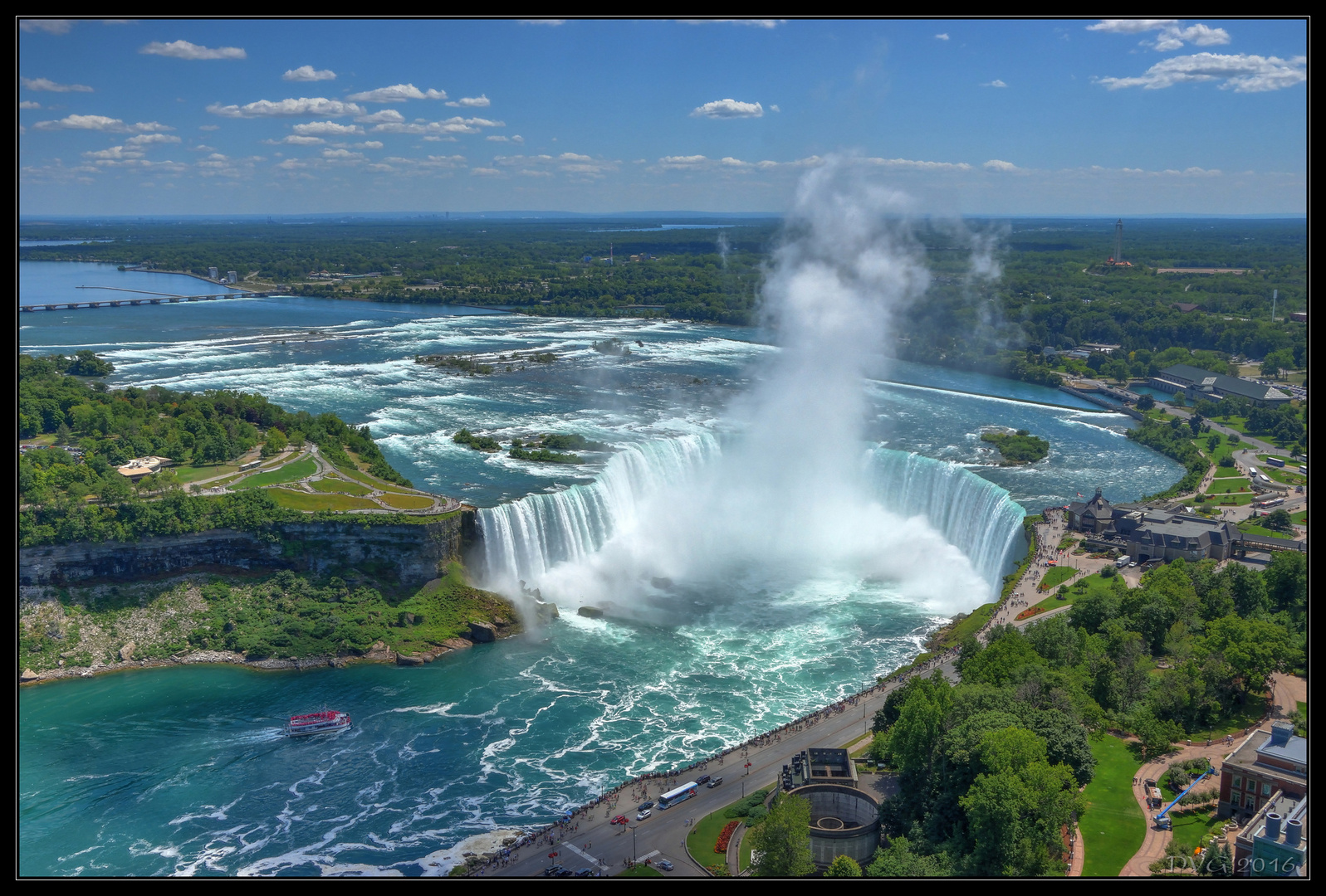 Horseshoe falls on the Niagara river