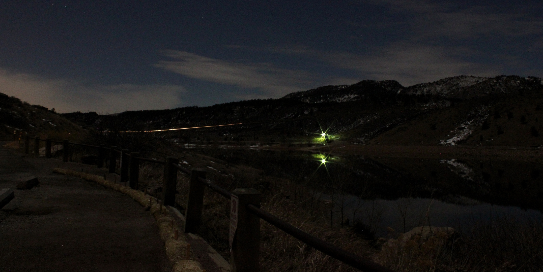 Horsetooth at Night