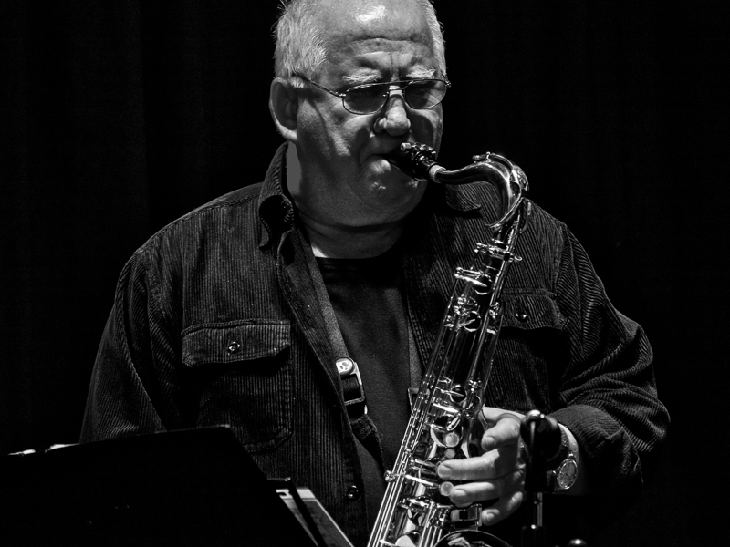 Horst Mach am Saxofon
