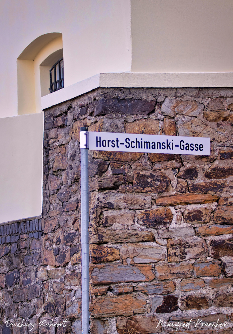 Horst Schimanski Gasse.