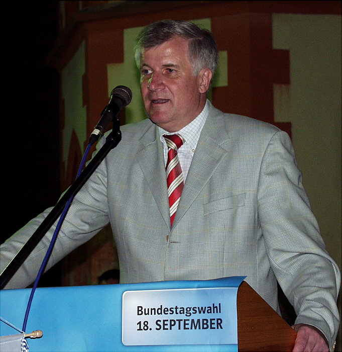 Horst Seehofer (CSU) im Wahlkampf 2005 ...