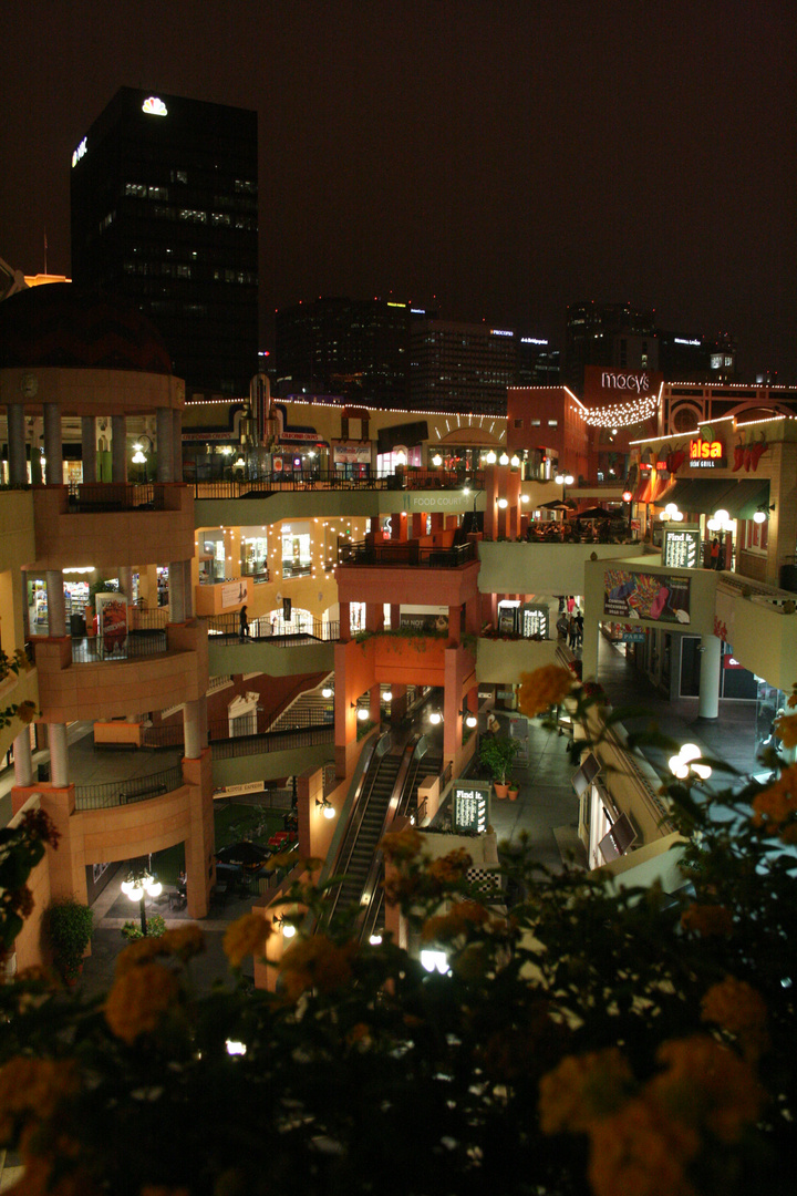 Horton Plaza Shopping Mall by Night