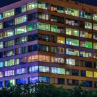 Hospital in London bei Nacht