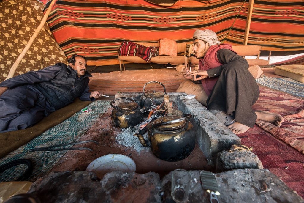 Hospitalité bédouine - Jordanie