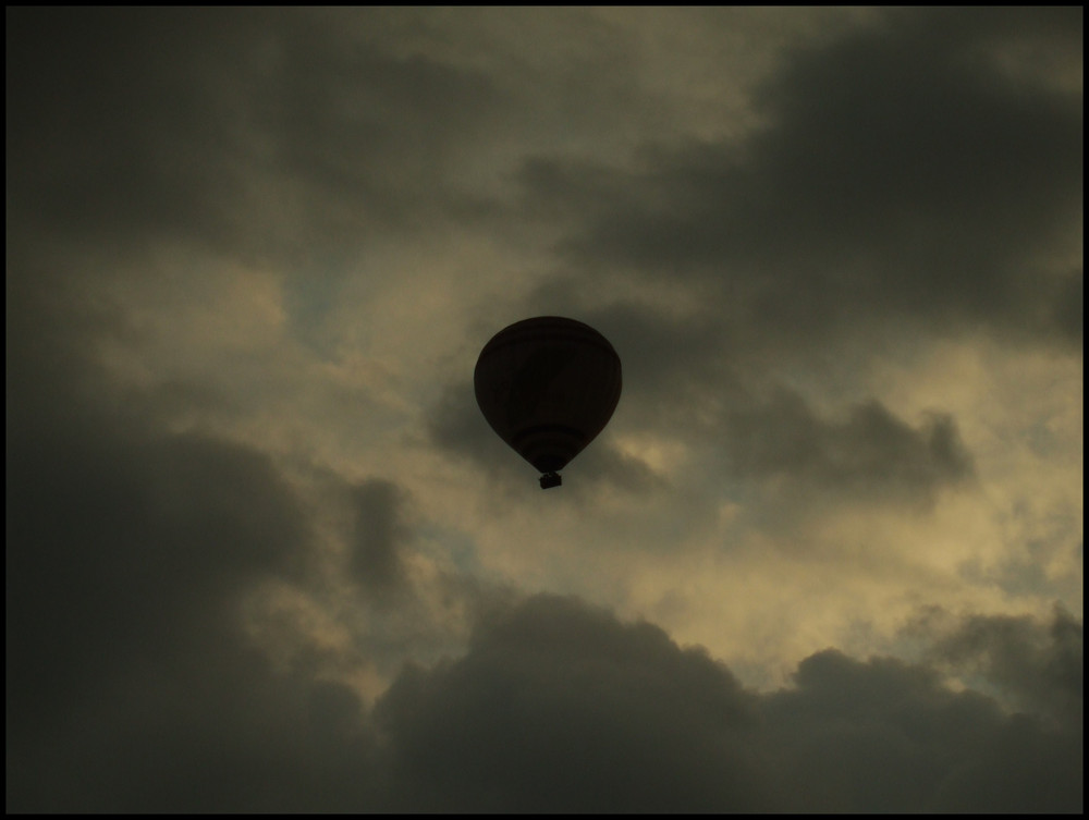 hot-air balloon.