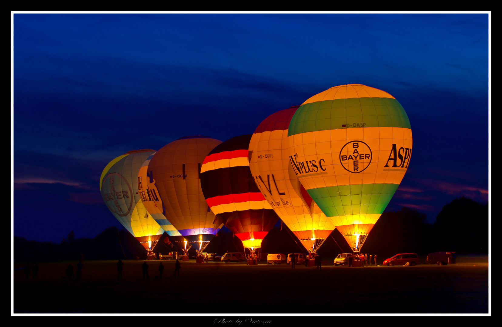 Hot air balloons