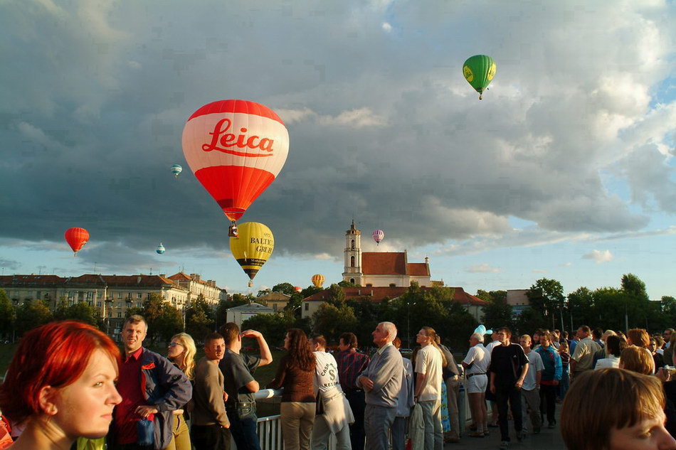 hot air balooning in Vilnius