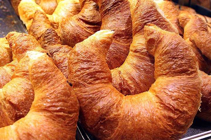 Hot croissants, Hamburg, Germany, 2010