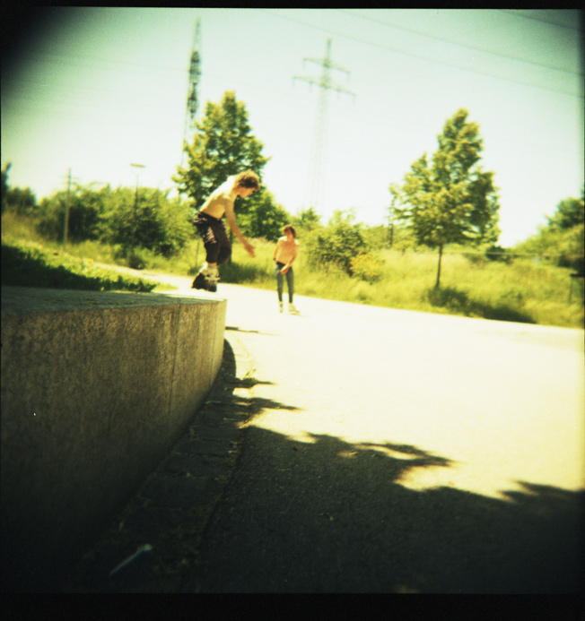 **hot day skating**