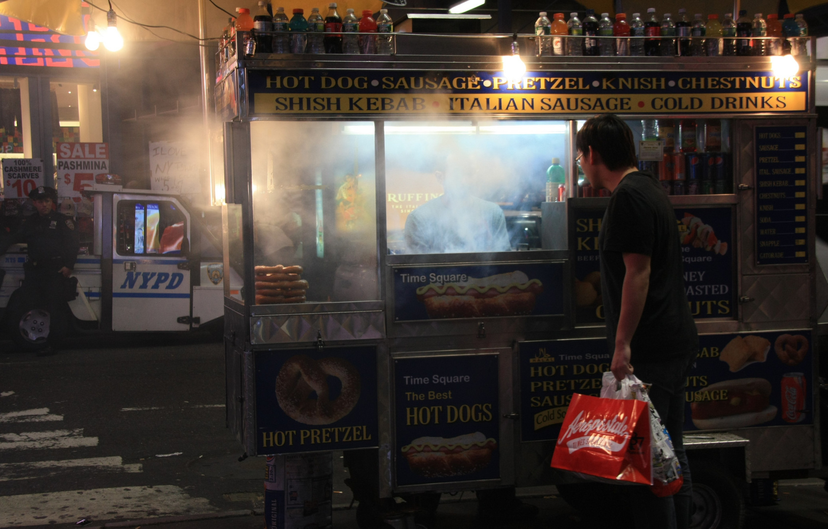 Hot Dog am Times Square