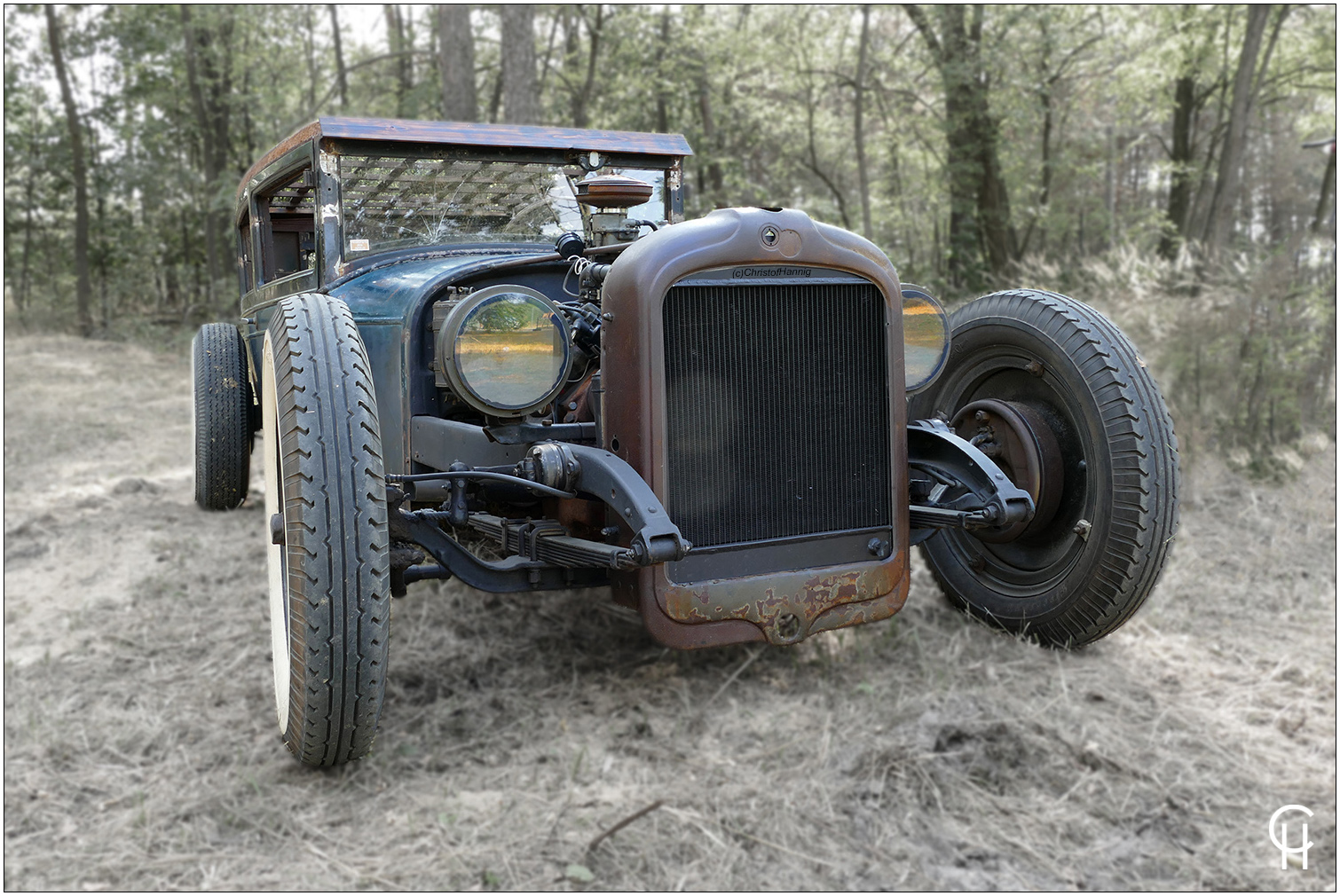 Hot Rod beim Massen Dirt Track Finsterwalde