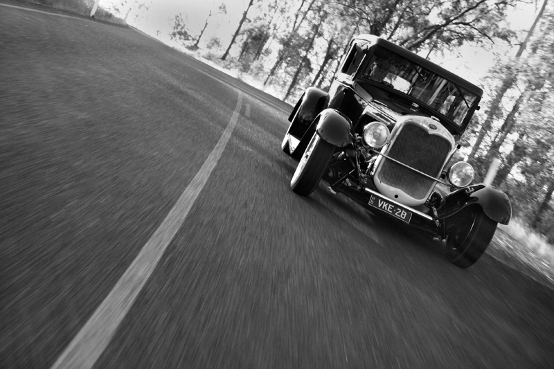 Hot Rod in Australia III in black&white