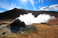 Hot Spot im Hochtemperaturgebiet Hverir/ Nordostisland