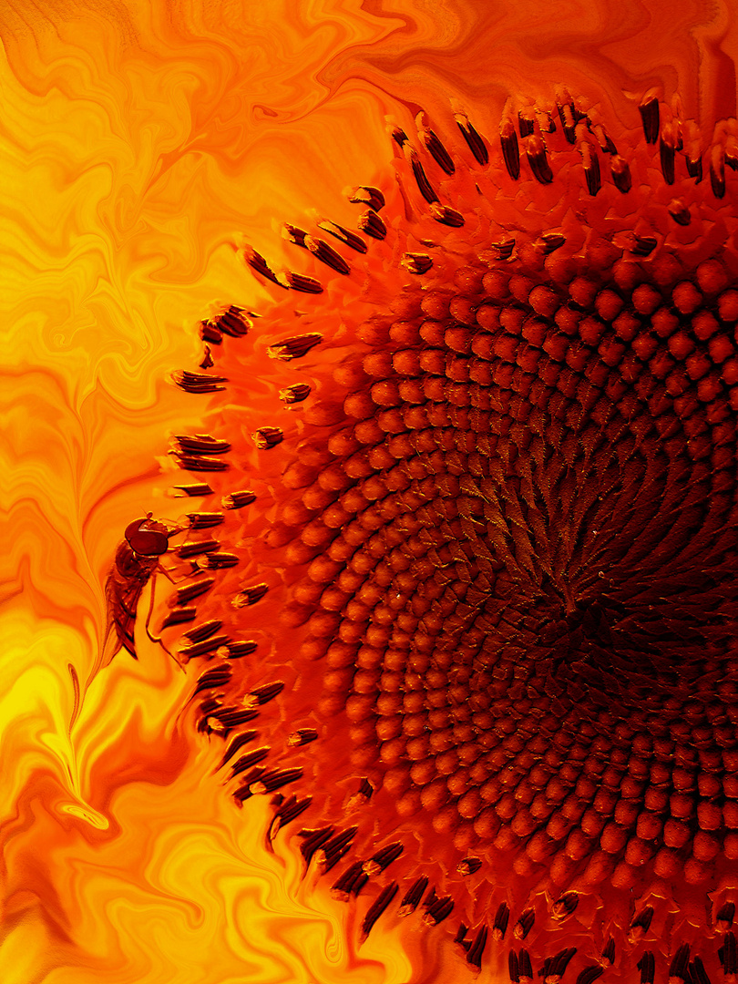 Hot sunflower