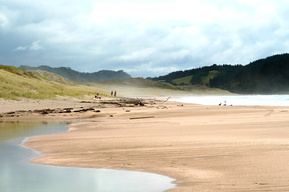 Hot Water Beach in Neuseeland